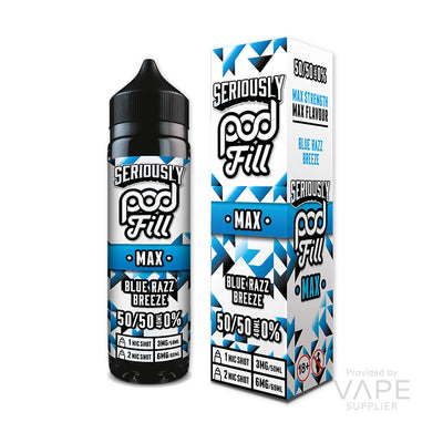 doozy seriously podfill max shortfill eliquid blue razz