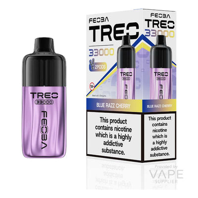 Feoba Treo 33K 20mg Prefilled Pod Kit Blue Razz Cherry