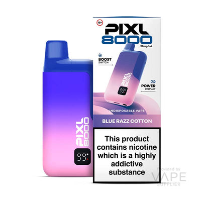 PIXL 8000 20mg Prefilled Pod Kit Blue Razz Cotton