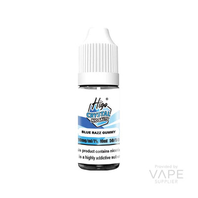 Higo Crystal Max Blue Razz Gummy 10mg Nic Salt E-liquid
