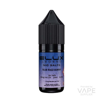 elux legend nic salts blue razz gummy