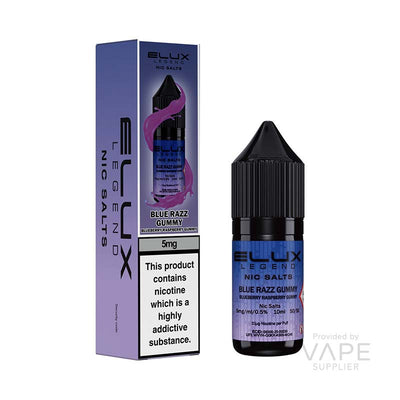 Elux Legend Blue Razz Gummy Nic Salt E-liquid