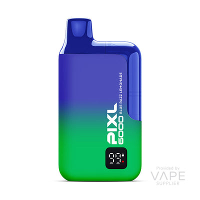 pixl 6000 big puff disposable blue razz lemonade