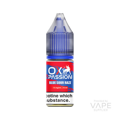 oxva ox passion 10mg nic salt blue sour razz