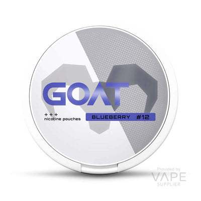 goat nicotine pouches 12mg blueberry