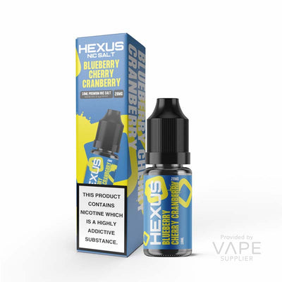 Hexus Blueberry Cherry Cranberry 10mg Nic Salt E-liquid