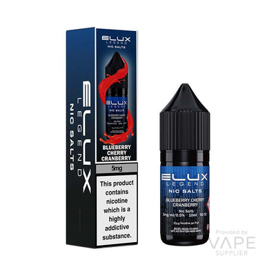 Elux Legend Blueberry Cherry Cranberry Nic Salt E-liquid