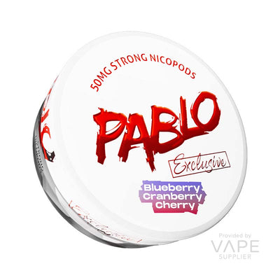 Pablo Exclusive Blueberry Cranberry Cherry 50mg Nicotine Pouches