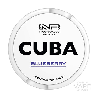 cuba white 25mg nicotine pouch blueberry