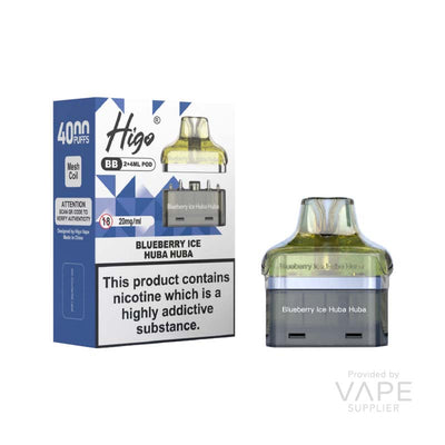 Higo Higo BB Pod Blueberry Ice Huba Huba Pre-Filled Vape Pods