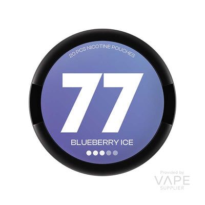 77 Medium Blueberry Ice 10.4mg Nicotine Pouches