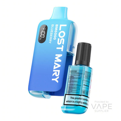 lost mary bm6000 big puff disposable blueberry