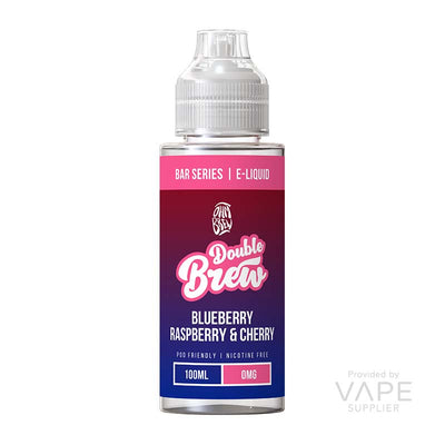 ohm brew double brew bar series 100ml shortfill blueberry raspberry cherry