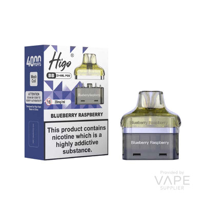 Higo Higo BB Pod Blueberry Raspberry Pre-Filled Vape Pods