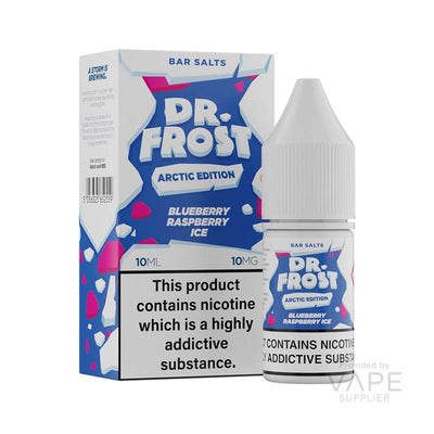 dr frost arctic edition nic salt 10mg blueberry raspberry ice