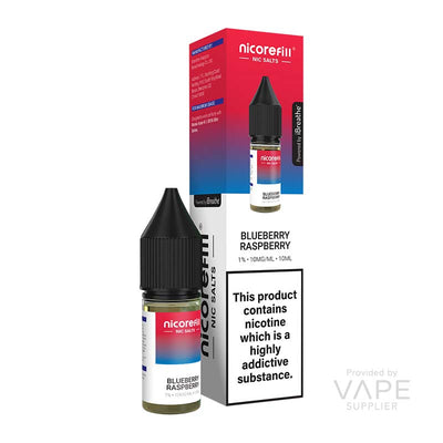Nicorefill Nic Salts Blueberry Raspberry 10mg Nic Salt E-liquid