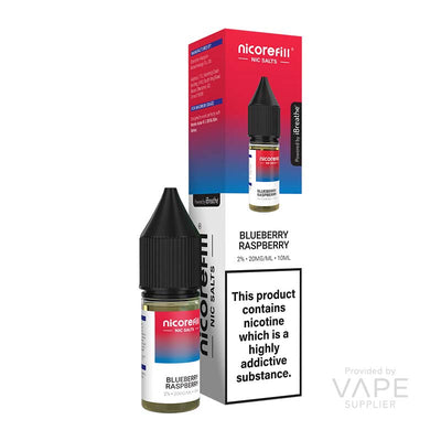 Nicorefill Nic Salts Blueberry Raspberry 20mg Nic Salt E-liquid