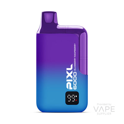 pixl 6000 big puff disposable blueberry raspberry