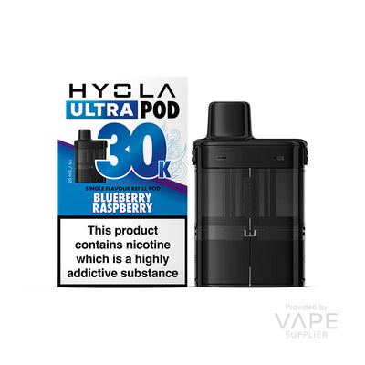 Hyola Ultra 30K Blueberry Raspberry Prefilled Pods