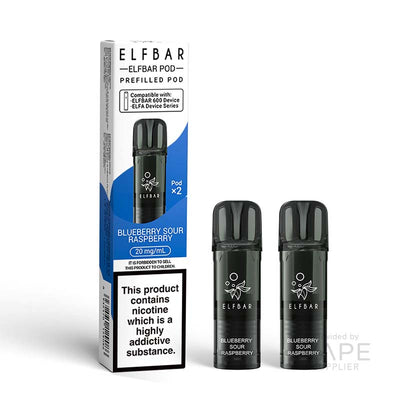 Elf Bar 600 20mg Prefilled Pods Blueberry Sour Raspberry