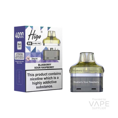 Higo Higo BB Pod Blueberry Sour Raspberry Pre-Filled Vape Pods