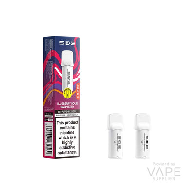 SKE 600 Pro 20mg Prefilled Pods Blueberry Sour Raspberry