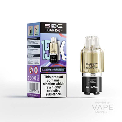 SKE Bar 15K 20mg Prefilled Pods Blueberry Sour Raspberry