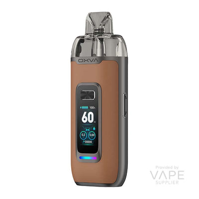 oxva vprime pod kit brown leather