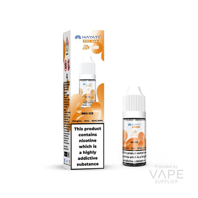 hayati pro max nic salt eliquid 10mg bru ice