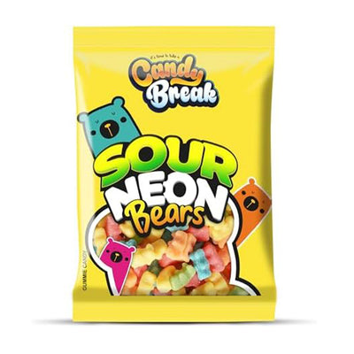 Candy Break Sour Neon Bears 4oz RRP £1.99