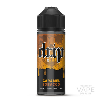 caramel tobacco drip 100ml shortfills