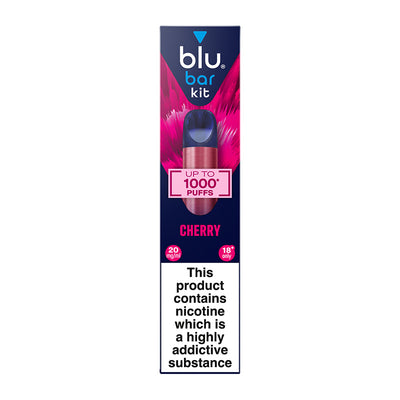 blu bar pod kit cherry