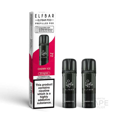 Elf Bar 600 20mg Prefilled Pods Cherry Ice