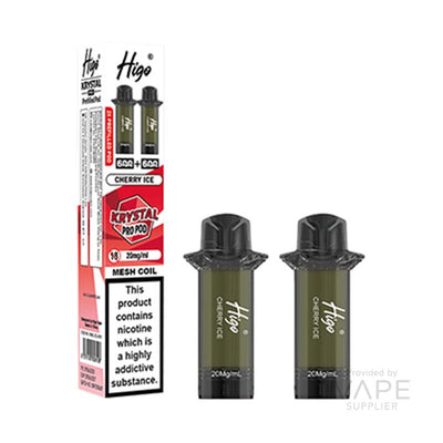 Higo Krystal Pro 20mg Prefilled Pods Cherry Ice
