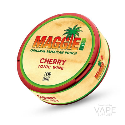 maggie lite 16mg snus nicotine pouches cherry tonic wine