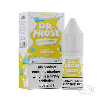 dr frost arctic edition nic salt 10mg coconut lemonade ice