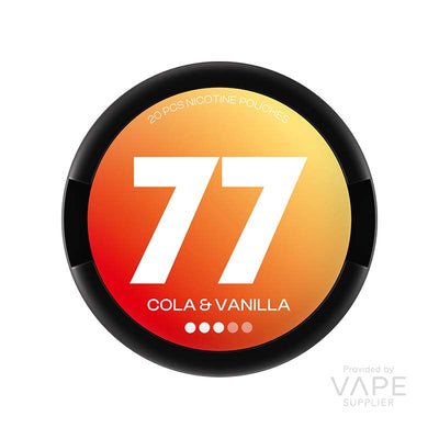 77 Medium Cola and Vanilla 10.4mg Nicotine Pouches