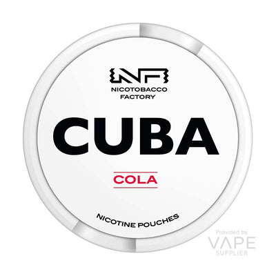 cuba white 25mg nicotine pouch cola