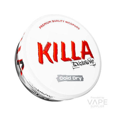 killa exclusive nicotine pouches cold dry