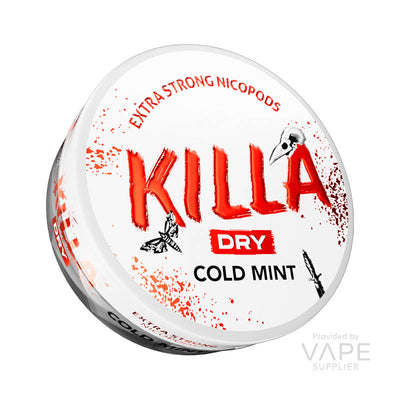 killa dry 16mg nicotine pouches cold mint