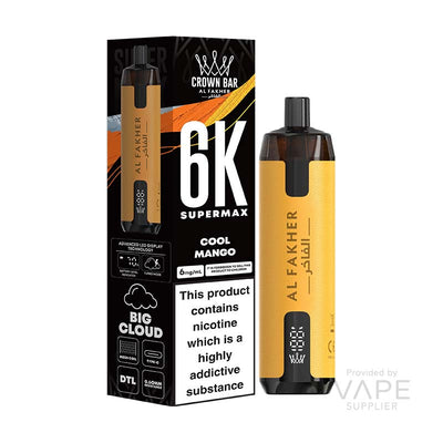 al fakher af6000 supermax big puff disposable cool mango