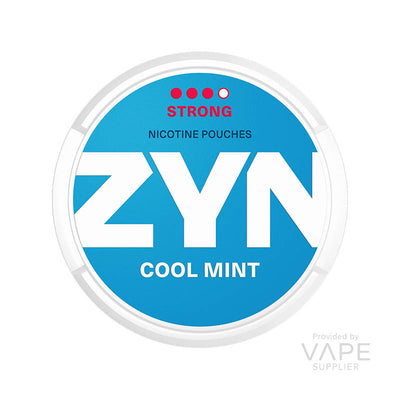 zyn strong nicotine pouches cool mint