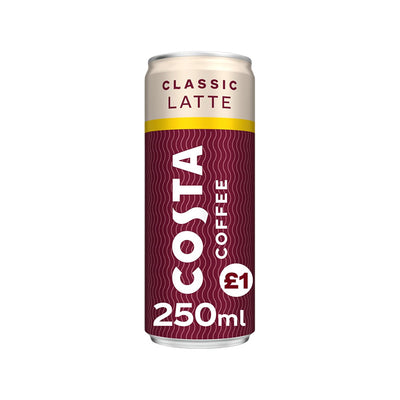 Costa Coffee Latte 250ml RRP £1.00 PMP