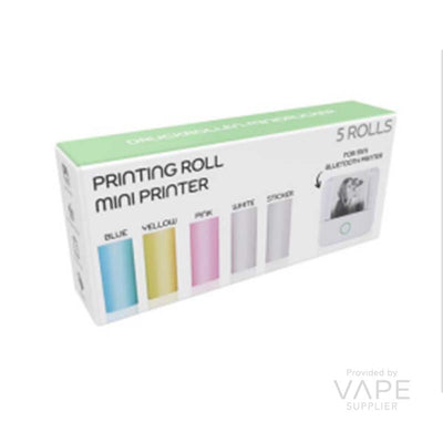 Drucker Rollen Paper Roll for Mini Printer 5 Pack
