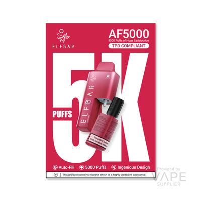 Elf Bar AF5000 A3 Poster