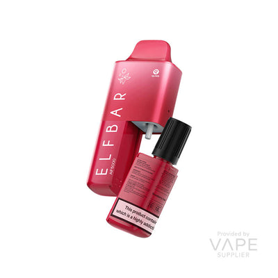 elfbar af5000 big puff disposable strawberry ice