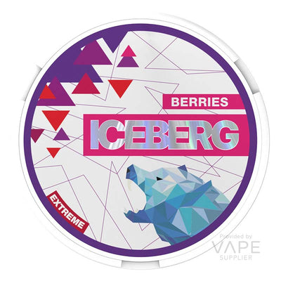 iceberg 50mg extreme nicotine pouches berries