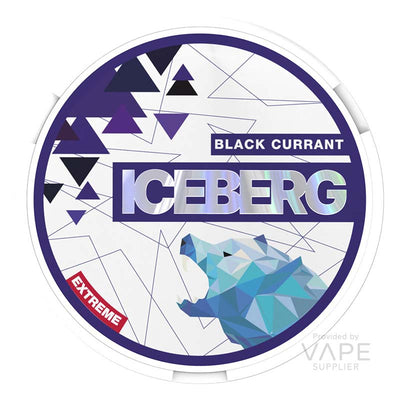 iceberg 50mg extreme nicotine pouches black currant