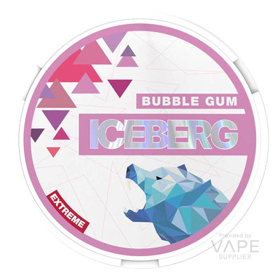 iceberg 50mg extreme nicotine pouches bubble gum