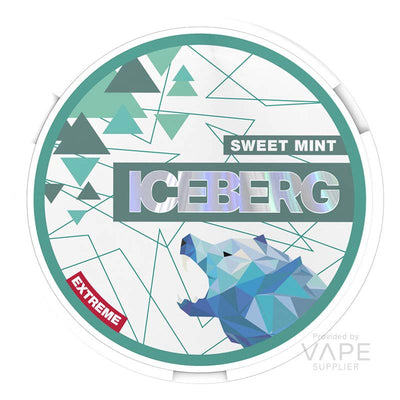 iceberg 50mg extreme nicotine pouches sweet mint